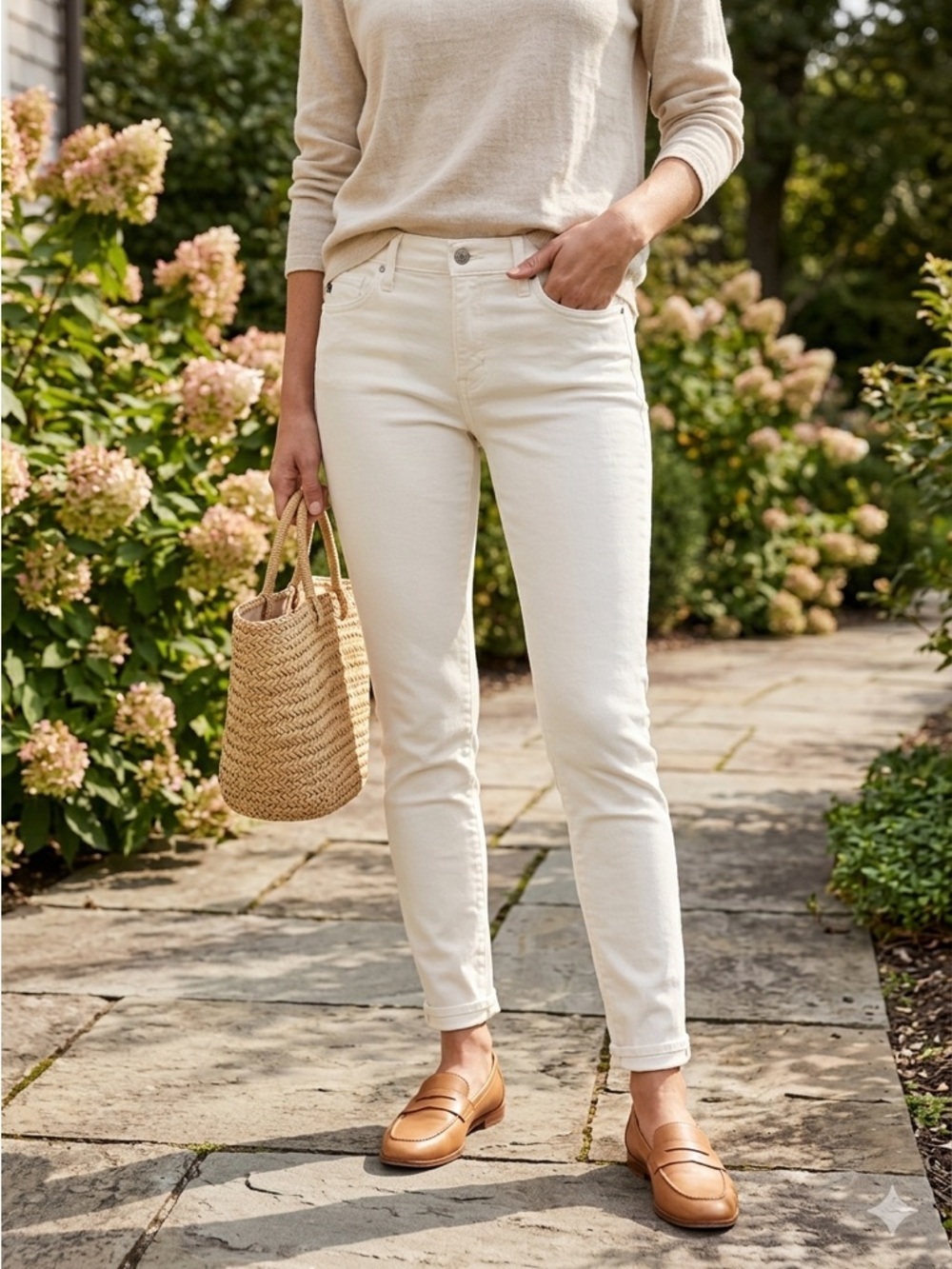 AG Adriano Goldschmied Sz 29 Women's White Legging Ankle Skinny Jean